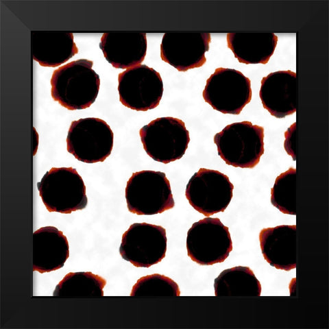 Interactions 4 Black Modern Wood Framed Art Print by Tenoever, William