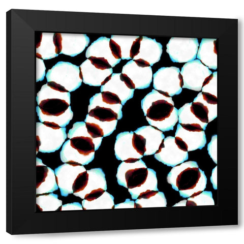 Cell Division 1 Black Modern Wood Framed Art Print with Double Matting by Tenoever, William