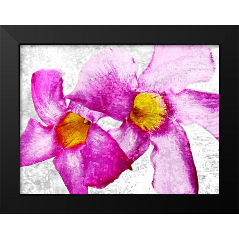 Flora Obscura 1 Black Modern Wood Framed Art Print by Tenoever, William