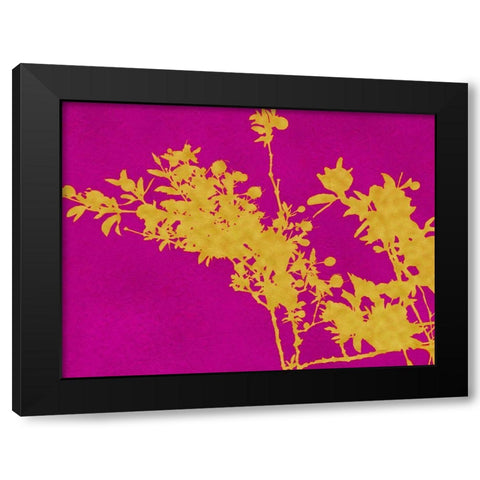 Creosote Gold Silhouette Black Modern Wood Framed Art Print by Tenoever, William