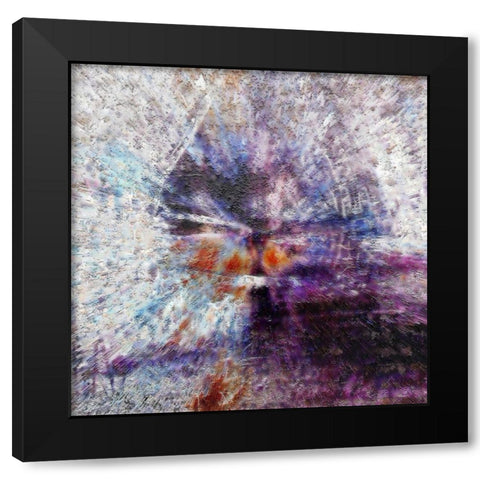 Neutrino in Flash Black Modern Wood Framed Art Print with Double Matting by Tenoever, William