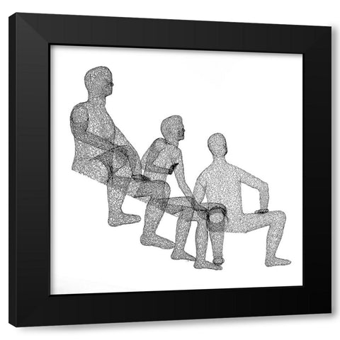 WiredInSitu Black Modern Wood Framed Art Print by Tenoever, William