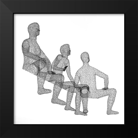 WiredInSitu Black Modern Wood Framed Art Print by Tenoever, William