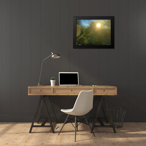 Golden Hour I Black Modern Wood Framed Art Print by Popcorn