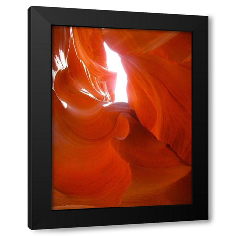 Antelope Canyon II Black Modern Wood Framed Art Print with Double Matting by Popcorn