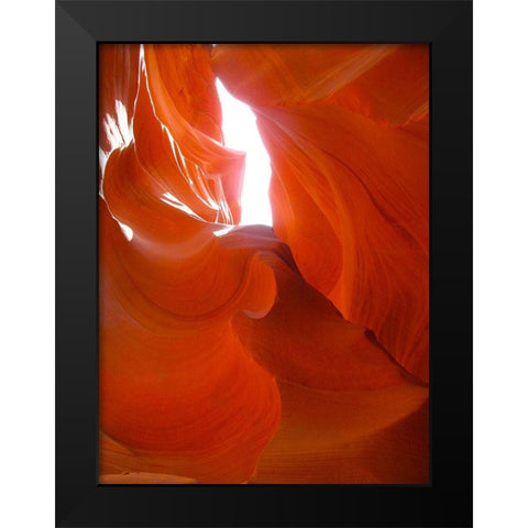 Antelope Canyon II Black Modern Wood Framed Art Print by Popcorn