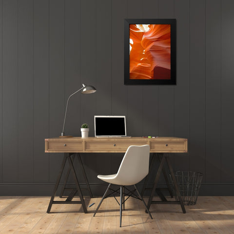 Antelope Canyon IV Black Modern Wood Framed Art Print by Popcorn