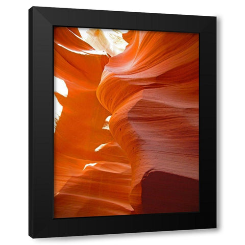 Antelope Canyon IV Black Modern Wood Framed Art Print by Popcorn