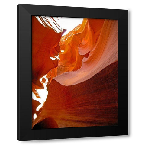 Antelope Canyon VI Black Modern Wood Framed Art Print with Double Matting by Popcorn