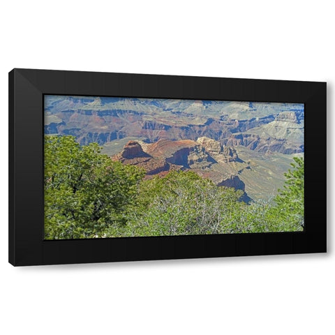 Grand Canyon 3 Black Modern Wood Framed Art Print by Popcorn