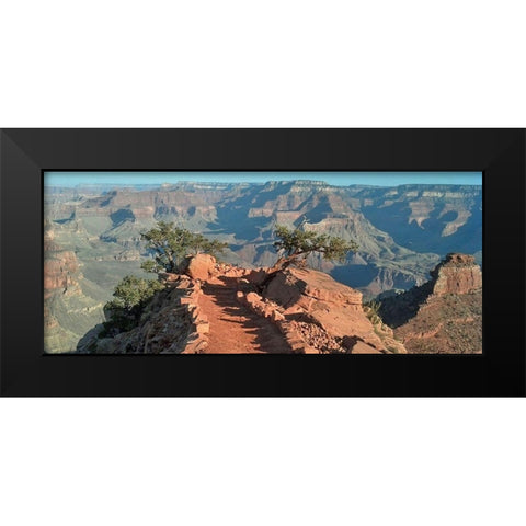 Grand Canyon 11: South Kaibab I Black Modern Wood Framed Art Print by Popcorn