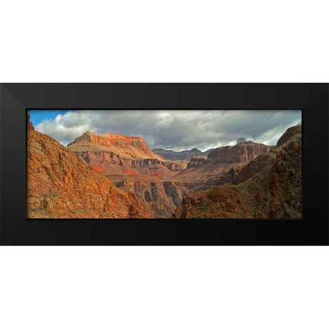 Grand Canyon 12 Black Modern Wood Framed Art Print by Popcorn