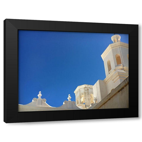San Xavier Del Bac I Black Modern Wood Framed Art Print by Popcorn