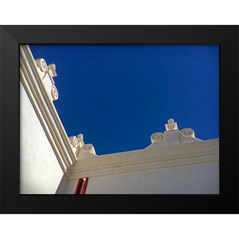 San Xavier Del Bac II Black Modern Wood Framed Art Print by Popcorn
