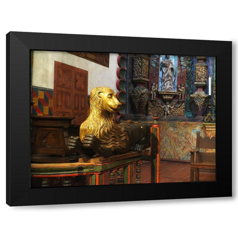 San Xavier Del Bac VI Black Modern Wood Framed Art Print by Popcorn
