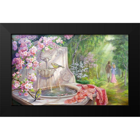 Promenade Black Modern Wood Framed Art Print by Dandorf, Olga