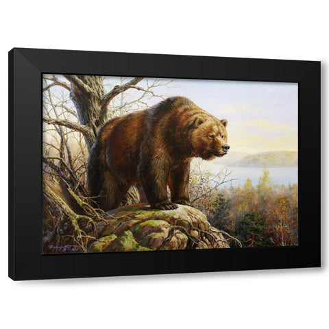 The Master Black Modern Wood Framed Art Print by Danchurova, Tatiana