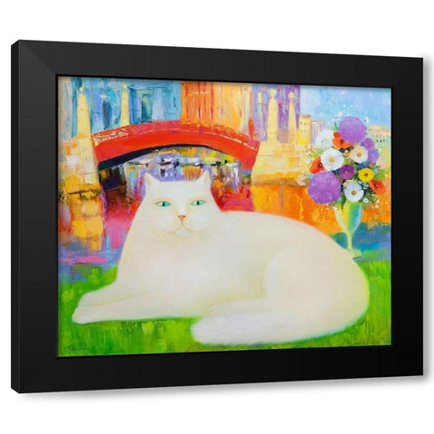 Summer day  Black Modern Wood Framed Art Print by Kotinova, Galina