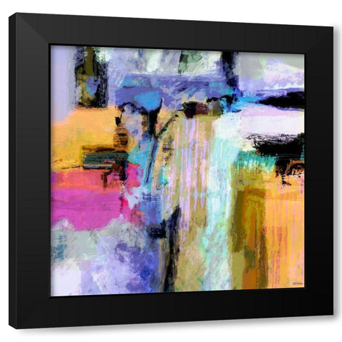 Concept I Black Modern Wood Framed Art Print with Double Matting by Tienhaara, Michael