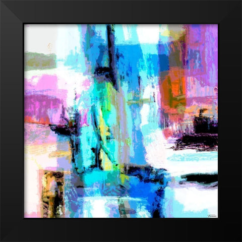 Concept II Black Modern Wood Framed Art Print by Tienhaara, Michael