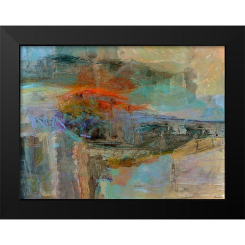 Emergence III Black Modern Wood Framed Art Print by Tienhaara, Michael