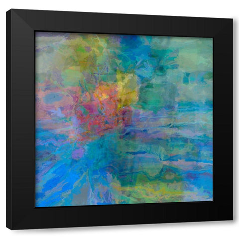 Geometric III Black Modern Wood Framed Art Print with Double Matting by Tienhaara, Michael