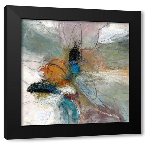 Sculpted I Black Modern Wood Framed Art Print by Tienhaara, Michael