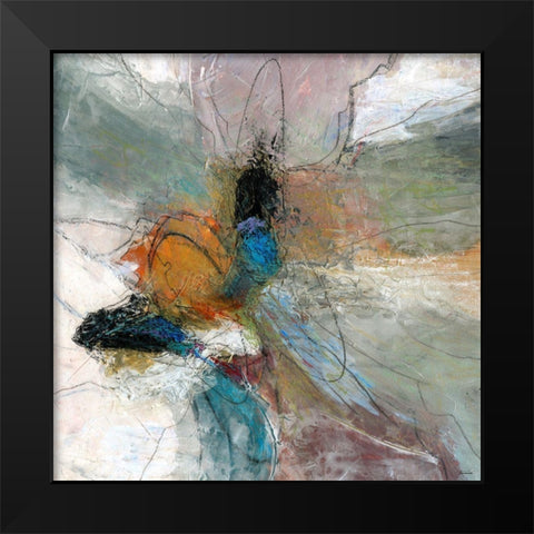 Sculpted I Black Modern Wood Framed Art Print by Tienhaara, Michael