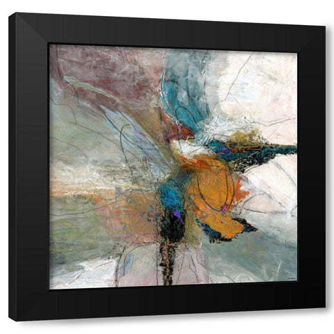 Sculpted II Black Modern Wood Framed Art Print by Tienhaara, Michael