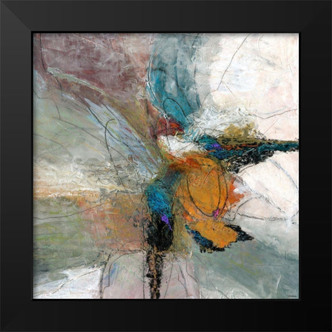 Sculpted II Black Modern Wood Framed Art Print by Tienhaara, Michael