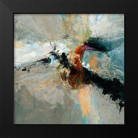 Sculpted III Black Modern Wood Framed Art Print by Tienhaara, Michael