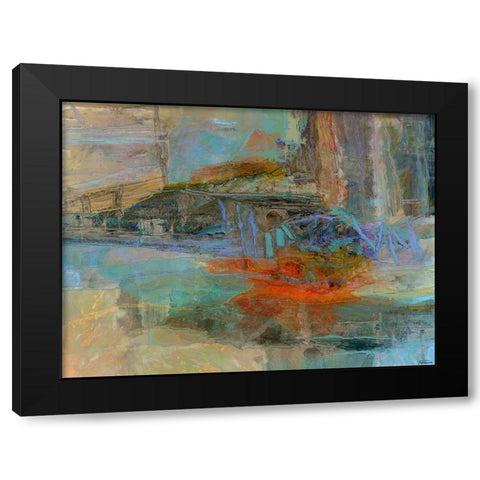 Emergence IV Black Modern Wood Framed Art Print by Tienhaara, Michael