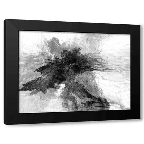 B and W III Black Modern Wood Framed Art Print by Tienhaara, Michael