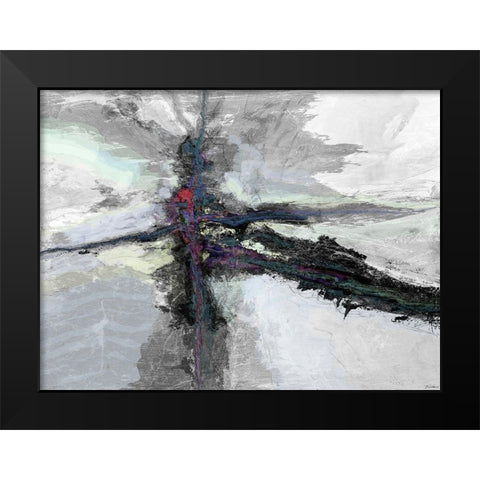B and W  Color Accents I Black Modern Wood Framed Art Print by Tienhaara, Michael