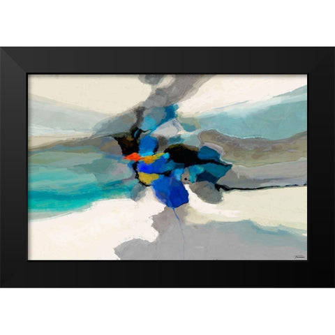 Cumulus I Black Modern Wood Framed Art Print by Tienhaara, Michael