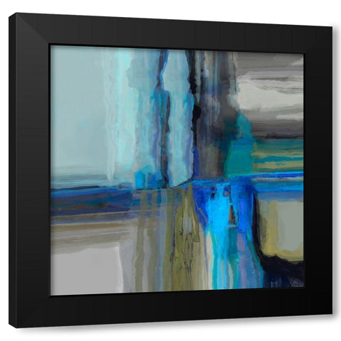 Dynasty IV Black Modern Wood Framed Art Print with Double Matting by Tienhaara, Michael