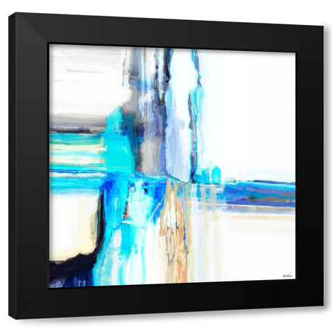 Dynasty VI Black Modern Wood Framed Art Print with Double Matting by Tienhaara, Michael