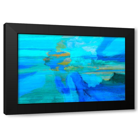 Emanate I Black Modern Wood Framed Art Print with Double Matting by Tienhaara, Michael