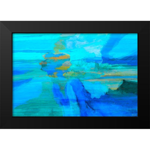 Emanate I Black Modern Wood Framed Art Print by Tienhaara, Michael