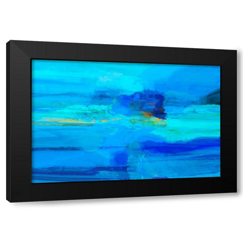 Emanate II Black Modern Wood Framed Art Print with Double Matting by Tienhaara, Michael