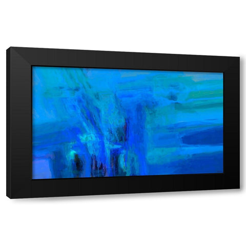 Mood Shift I Black Modern Wood Framed Art Print by Tienhaara, Michael