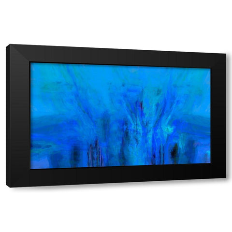 Mood Shift II Black Modern Wood Framed Art Print by Tienhaara, Michael