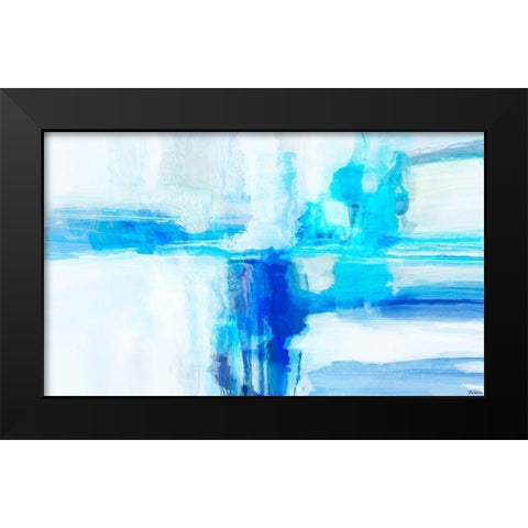 Mood Shift IV Black Modern Wood Framed Art Print by Tienhaara, Michael