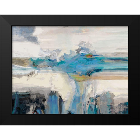 Melodious I Black Modern Wood Framed Art Print by Tienhaara, Michael