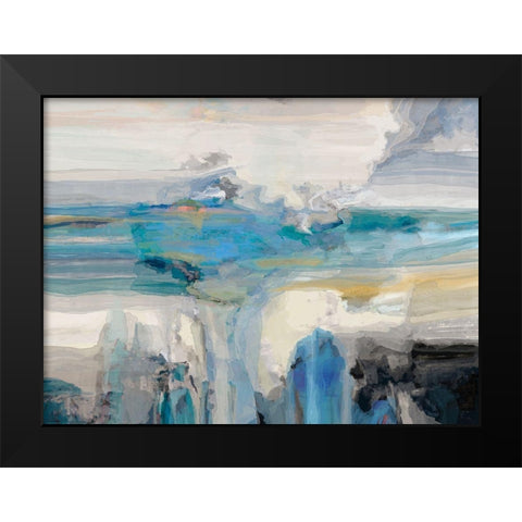 Melodious II Black Modern Wood Framed Art Print by Tienhaara, Michael