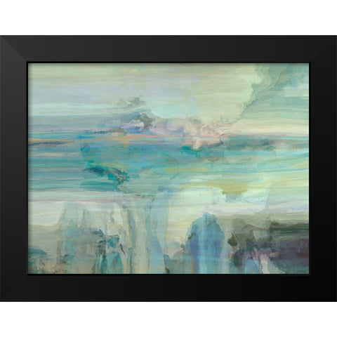 Melodious III Black Modern Wood Framed Art Print by Tienhaara, Michael