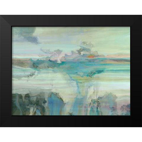 Melodious IV Black Modern Wood Framed Art Print by Tienhaara, Michael