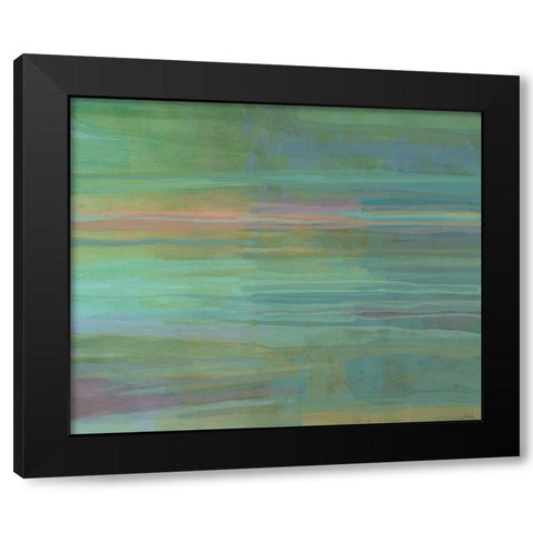 Passive I Black Modern Wood Framed Art Print with Double Matting by Tienhaara, Michael