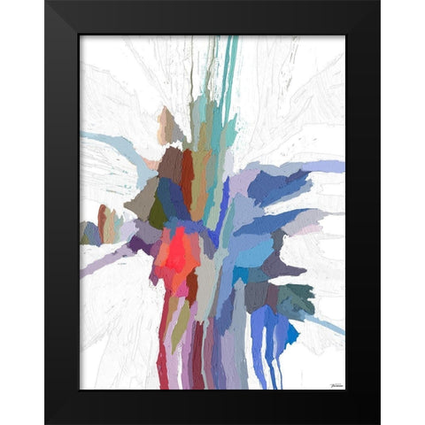 Pulsations IV Black Modern Wood Framed Art Print by Tienhaara, Michael