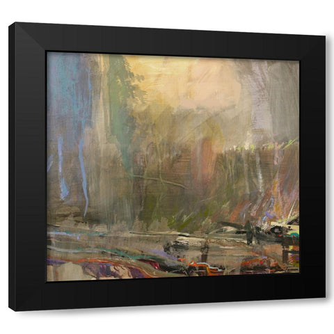 Musings II Black Modern Wood Framed Art Print by Tienhaara, Michael